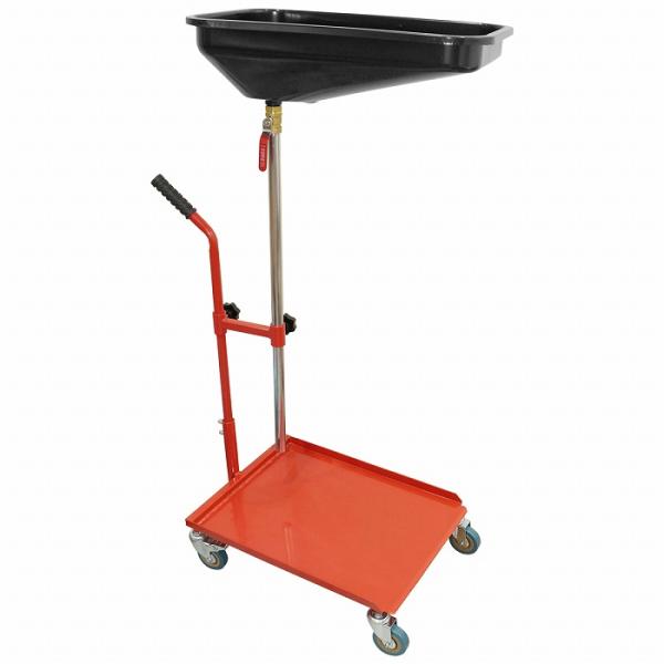 オイル交換 廃油 受け コック付き ペール缶用 受け皿 10L キャスター付き オイルドレン オイル...