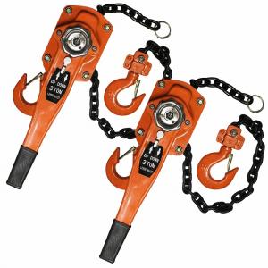 f*o様 軽量クイックレバー 2セット➕ZIPPリア１本 レバーホイスト チェーンブロック 定格荷重約3t 約3000kg 標準揚程約3m