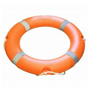 外径72cm ハードタイプ 浮き輪 救命胴衣 浮輪 オレンジ リフレクター付き レスキュー 救助 船 ボート ヨット プール 船舶