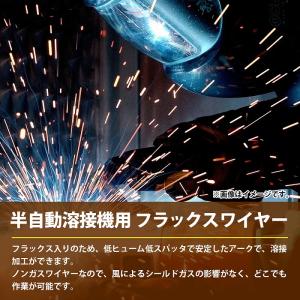 5個 半自動溶接 軟鉄用 ノンガス 0.8mm...の詳細画像1