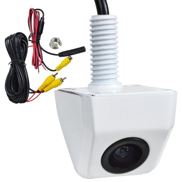 垂直 埋め込み 取付け 高画質 CCD 広角 バックカメラ リアカメラ リア用  白/ホワイト 12...