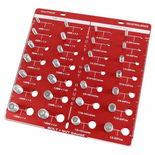 ボルト ナット 識別 測定 ゲージ ねじ ネジ ピッチ チェッカー 28 スレッド チェッカー ツー...