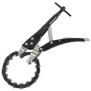 パイプカッター チェーン式 直径20mm-90mm対応 ロック機能 ロッキング プライヤー 鉄 ステンレス PVC パイプ マフラー 切断