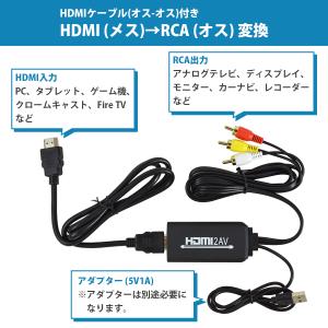 RCA HDMI 変換器 変換アダプター hd...の詳細画像1
