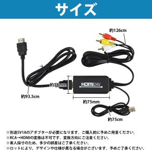 RCA HDMI 変換器 変換アダプター hd...の詳細画像4