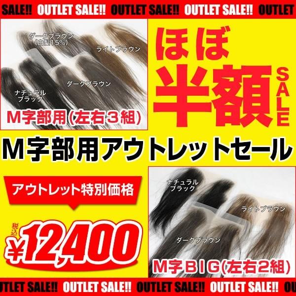 【訳ありアウトレット】Ｍ字部用(左右3組)・Ｍ字ＢＩＧ(左右2組)※本体のみ 送料無料、ほぼ半額
