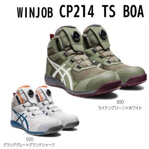 ASICS ウィンジョブ CP214 TS BOA ライケングリーン×ホワイト 30.0cm