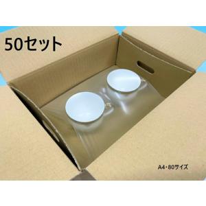 酒井化学 ミナフィット 内装パットX外箱セット A4・80サイズ 50セット｜incs