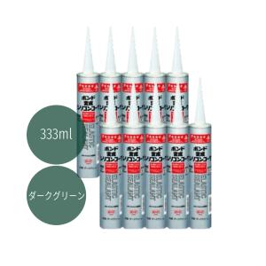 コニシ 変成シリコンコーク 333ml ダークグリーン #04621｜incs