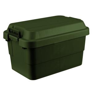 プラスチック 道具箱L グリーン 3個／梱包 トランクカーゴ コンテナ