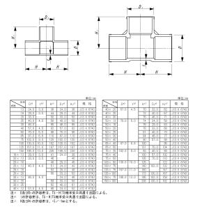 東栄管機 TS継手 チーズ 呼び径20の詳細画像1