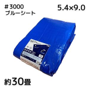 アイネット #3000ブルーシート 5.4X9.0 厚手｜incs インクス Yahoo!店