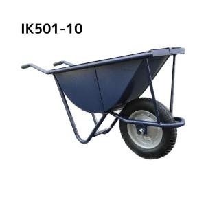 SHINSEI 手押し 低床 二輪車 バケット 付 WB4510 農業用 園芸用 飼料用