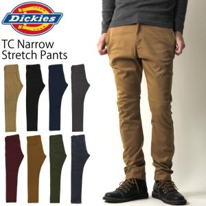 ディッキーズWD5882ストレッチナローパンツ 楽天市場】Dickies ロングパンツ ディッキーズ TCストレッチ