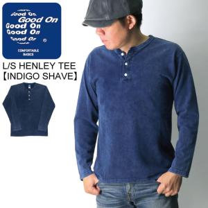 グッドオン) Good On ロングスリーブ サーマル Tシャツ【インディゴ