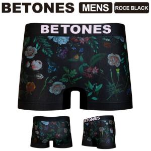 (ビトーンズ) BETONES ROSE BLACK (ローズブラック) メンズ ボクサーパンツ アンダーウエア パンツ 【父の日 プレゼント】｜indeeg