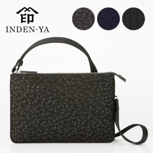 印傳屋（INDEN-YA） 卒業祝い セカンドバッグ 印伝 クラッチバッグ