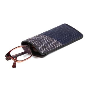 メガネケース 印傳屋 印伝 和柄 庵 メガネサ...の詳細画像2