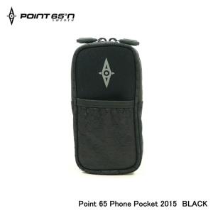 Point 65°n ポイントシックスティーファイブ Point 65 Phone Pocket 2015 Black 65-ACPHP-15BK｜indies-mc