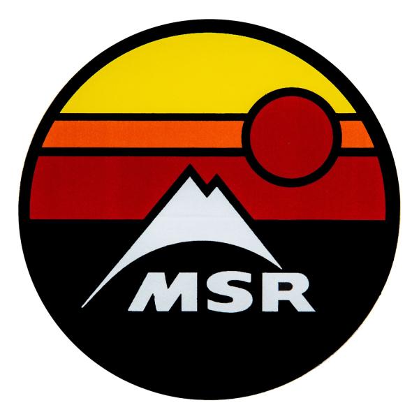 MSR エムエスアール サークルサンセットステッカー 36906