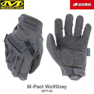 送料無料 Mechanix Wear メカニクスウェア M-Pact エムパクト Wolf Grey グレー 灰色 ウルフグレー MPT-88 グローブ 手袋 軍手 サバイバル サバゲー バイク 整備｜indies-mc