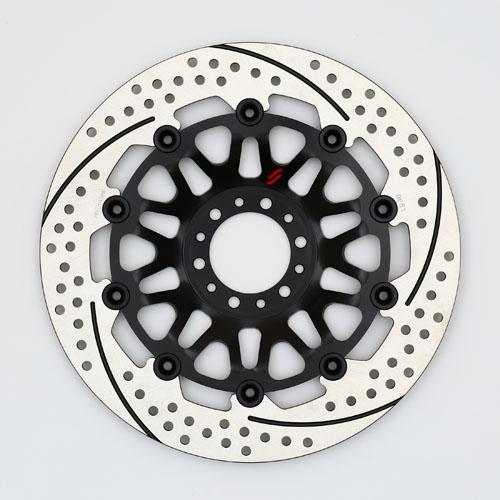 SUNSTAR サンスター プレミアムレーシング フロントディスクローター ブラック VTR1000...