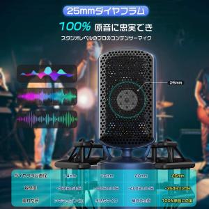 コンデンサーマイク マイク PC 単一指向性 ...の詳細画像1