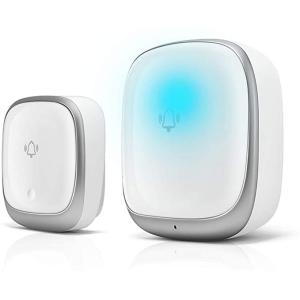 ワイヤレスチャイム 玄関チャイム 電池不要 自動発電 音と光で呼び出しチャイムセット