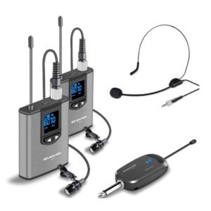 ワイヤレスマイク ピンマイク ワイヤレス ヘッドセットマイク 高音質 クリップマイク ハンズフリーマイク