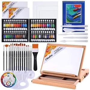 アクリル絵の具 78点セット 48色 画材セット