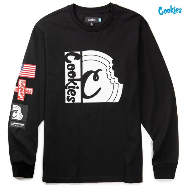 【30%OFF】COOKIES クッキーズ ロングスリーブ 長袖 ロンT アパレル 服 ロゴ SEA...
