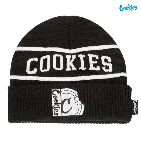 【30%OFF】COOKIES クッキーズ ニット帽 ビーニー ニットキャップ 帽子 ロゴ アパレル...