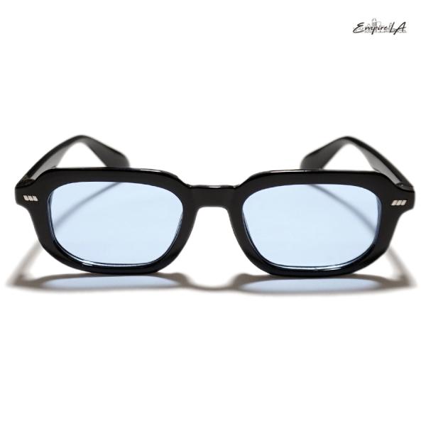 EMPIRE LA サングラス ブラック ブルー カラーレンズ メガネ アイウエア SUNGLASS