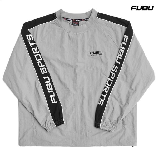【SALE★20%OFF】FUBU フブ ナイロンジャケット プルオーバー トラックジャケット アウ...