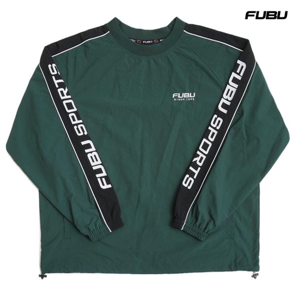 【SALE★20%OFF】FUBU フブ ナイロンジャケット プルオーバー トラックジャケット アウ...