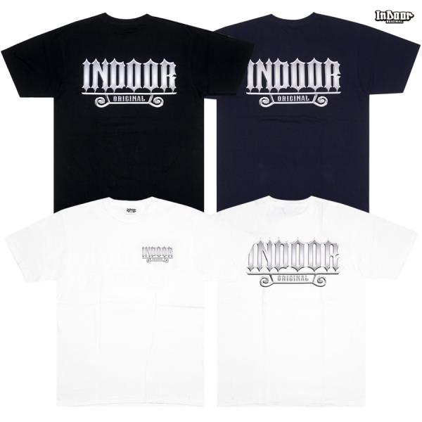 INDOOR ORIGINAL インドア オリジナル Tシャツ 半袖 ショートスリーブ オーバーサイ...