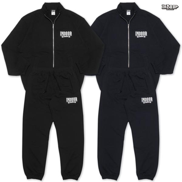 INDOOR ORIGINAL インドアオリジナル スウェット ジャージ セットアップ ZIP SW...