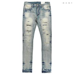 mnml（ミニマル） ジーンズ 「mnml/ミニマル」PAISLEY STRETCH DENIM