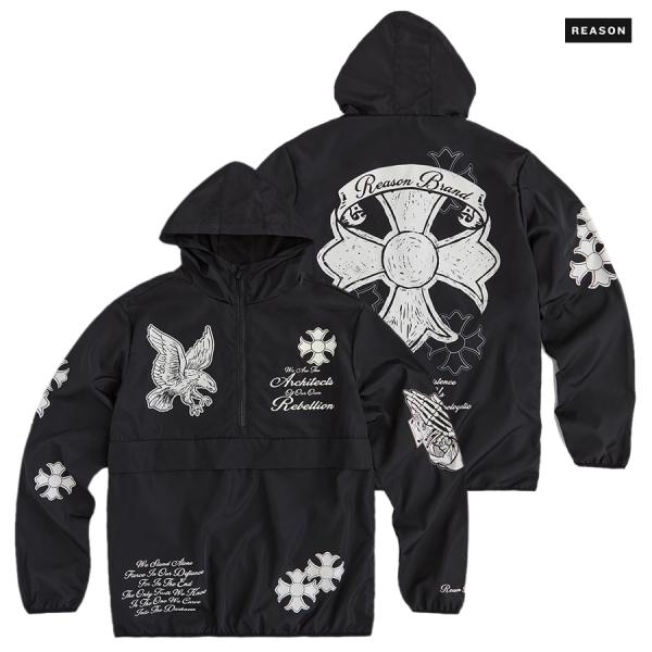 【30%OFF】REASON CLOTHING リーズン アノラック ナイロン ジャケット ウインド...