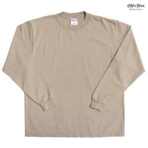 SHAKA WEAR 7.5 OZ MAX HEAVYWEIGHT GARMENT DYE L/S Tシャツ【OATMEAL】｜indooronline