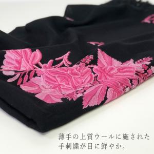 InDream アーリ刺繍ストール 花柄 大判...の詳細画像2