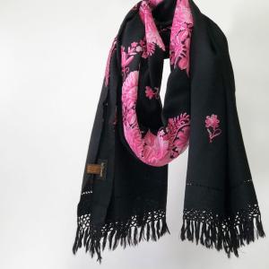 InDream アーリ刺繍ストール 花柄 大判...の詳細画像3