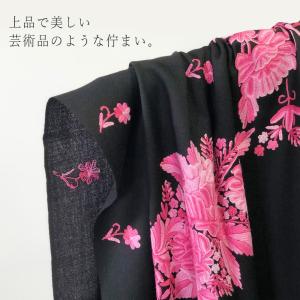 InDream アーリ刺繍ストール 花柄 大判...の詳細画像5