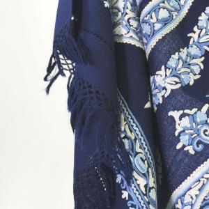InDream アーリ刺繍ストール ペイズリー...の詳細画像1