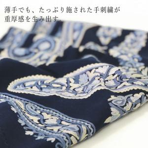 InDream アーリ刺繍ストール ペイズリー...の詳細画像2