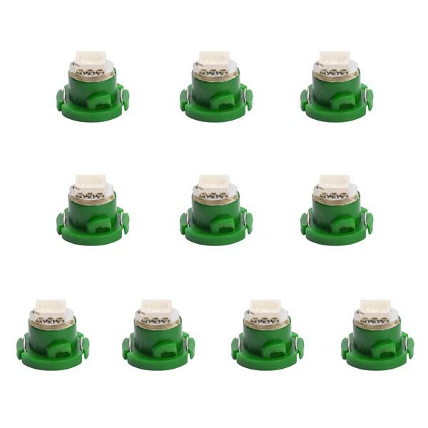 10個セット●● 12V T4.7 マイクロ LED ※カラーグリーン 緑 メーター球 エアコンパネ...