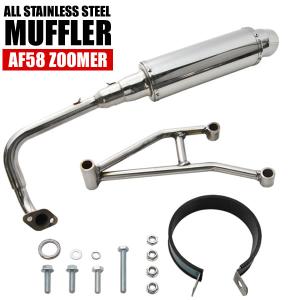 重低音サウンド ステンレス マフラー AF34 AF35 ライブディオ ZX/SR