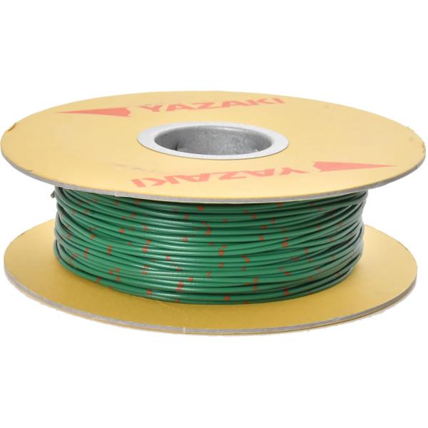 自動車用 配線 カット売り 緑 グリーン 配線コード 薄肉低圧電線 0.5SQ AVS0.5 バンド...