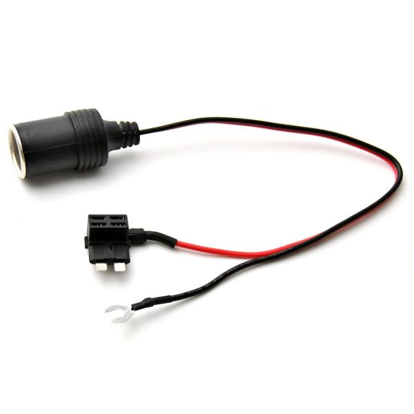 シガーソケット 電源取出し ヒューズ電源 平型ヒューズ 12V 24V 10Aヒューズ付き ドラレコ...