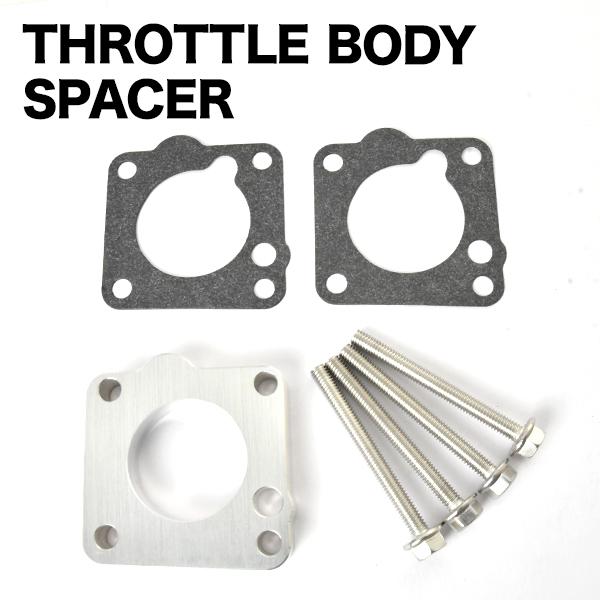 JA22W ジムニー K6A スロットルスペーサー ステンレスボルト ガスケット付き スロットルボデ...